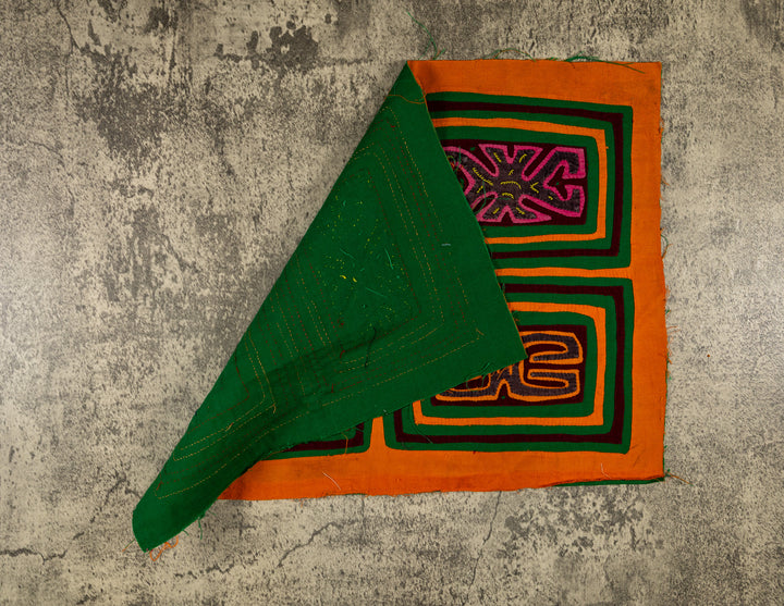 Vintage Orange And Green Classic Design Mola