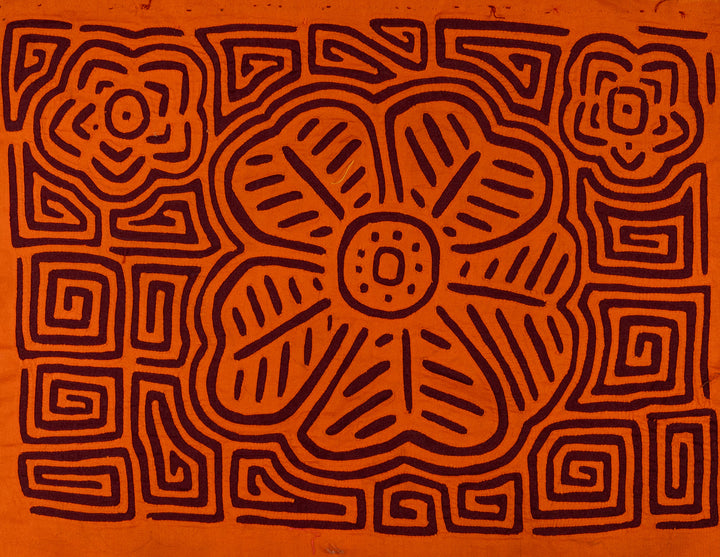 Orange And Brown Sunflower Mola