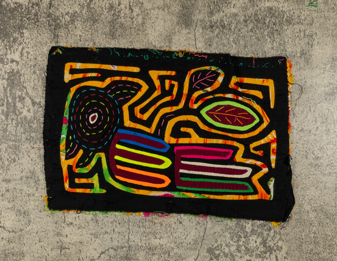 Black And Gold Weirdo Mola