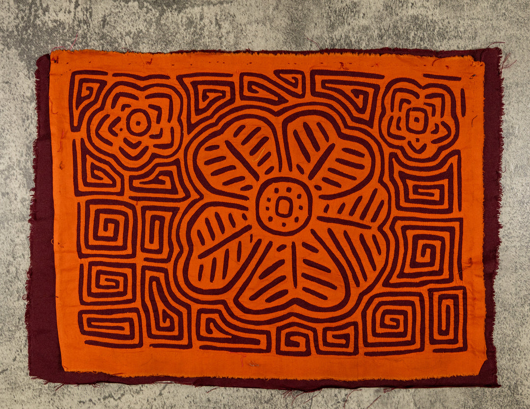 Orange And Brown Sunflower Mola