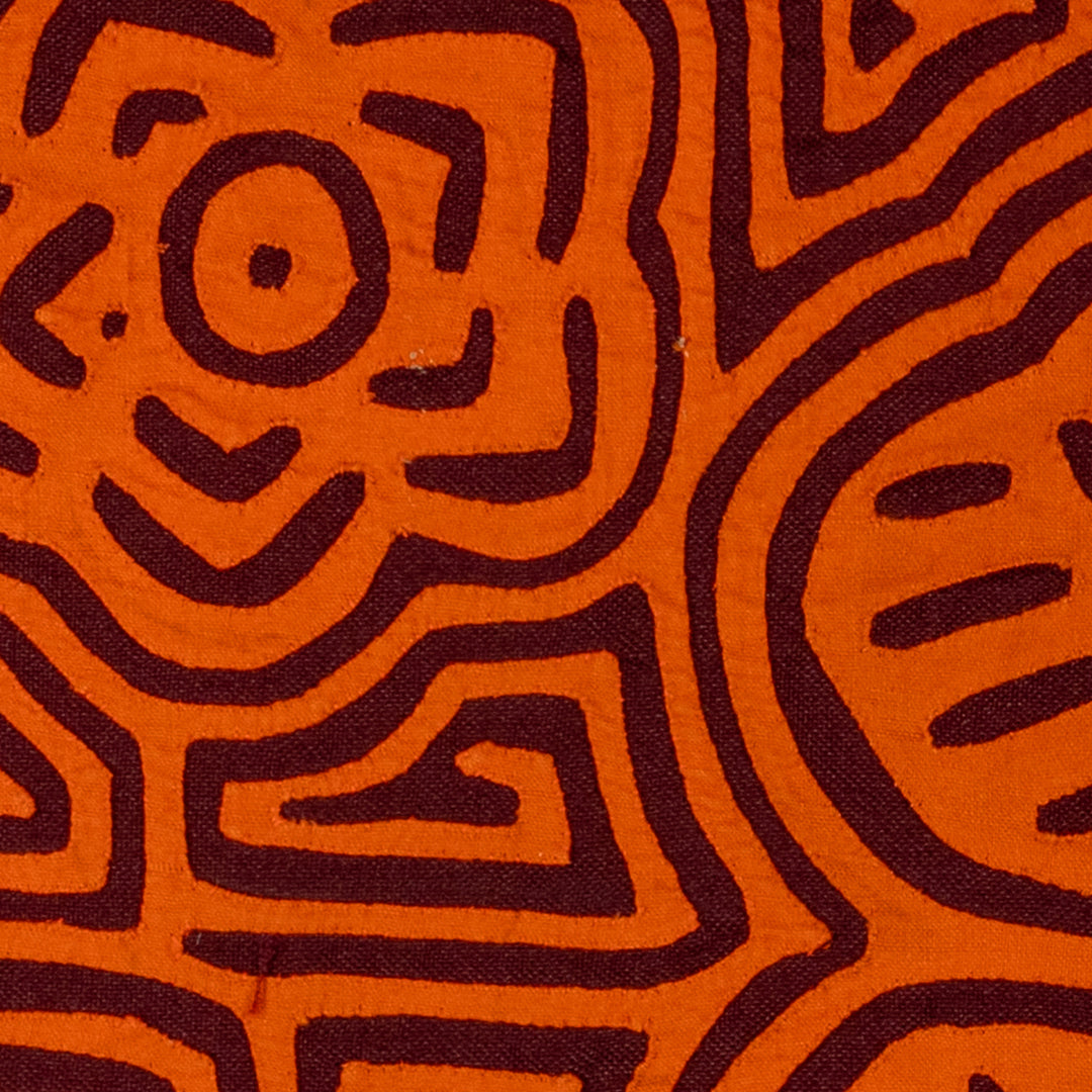 Orange And Brown Sunflower Mola