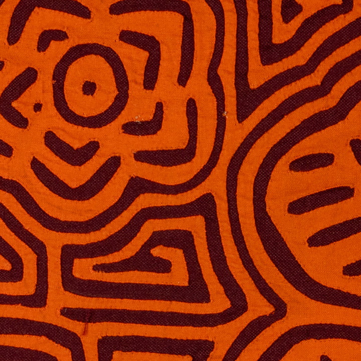 Orange And Brown Sunflower Mola