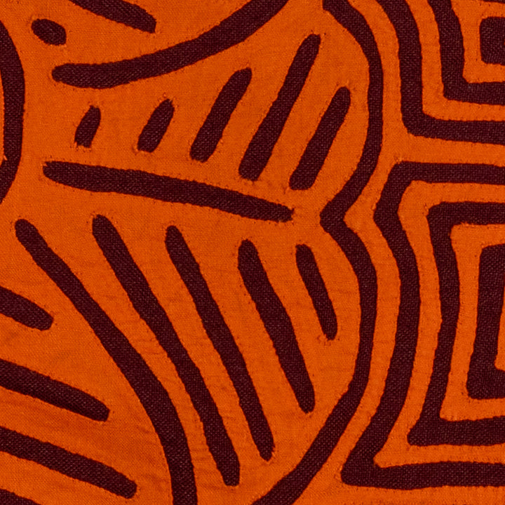 Orange And Brown Sunflower Mola