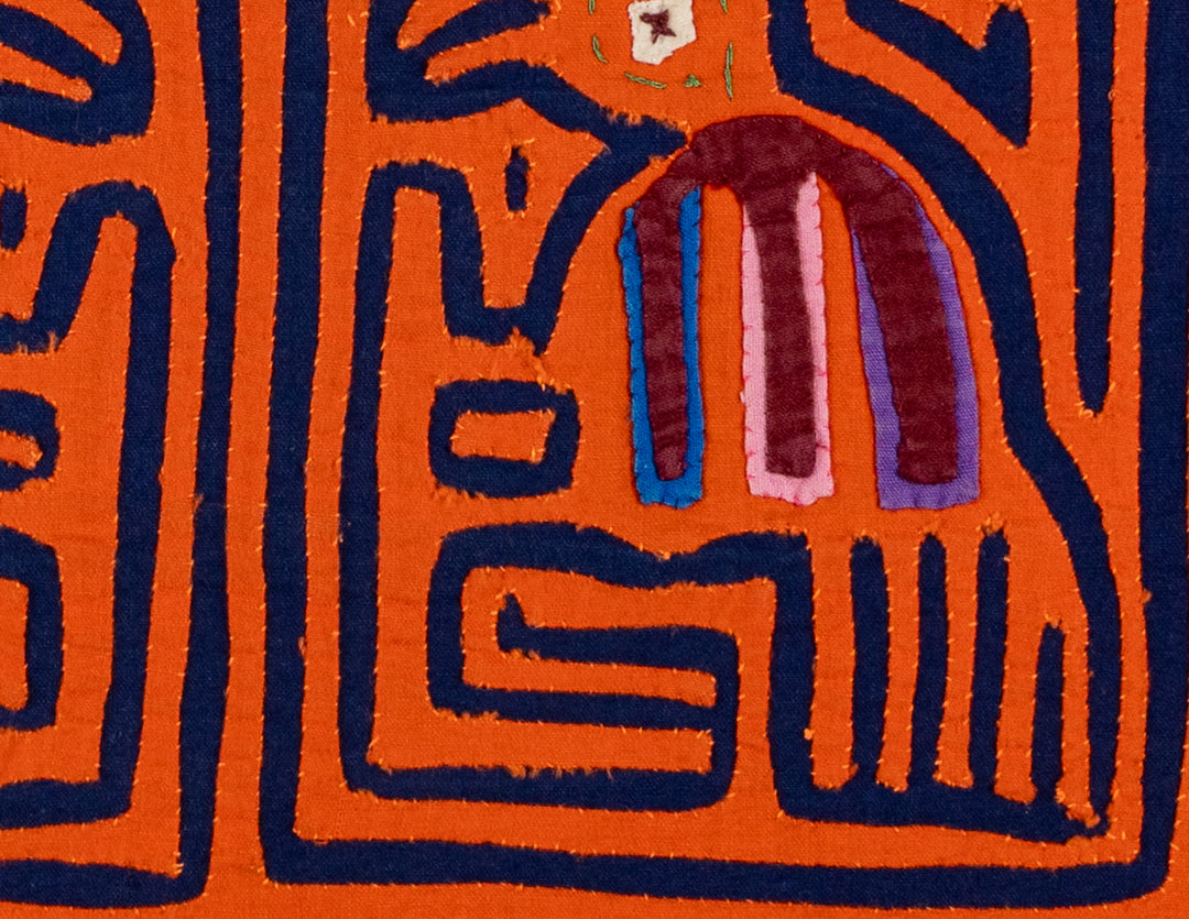 Orange And Blue Birdcage Mola