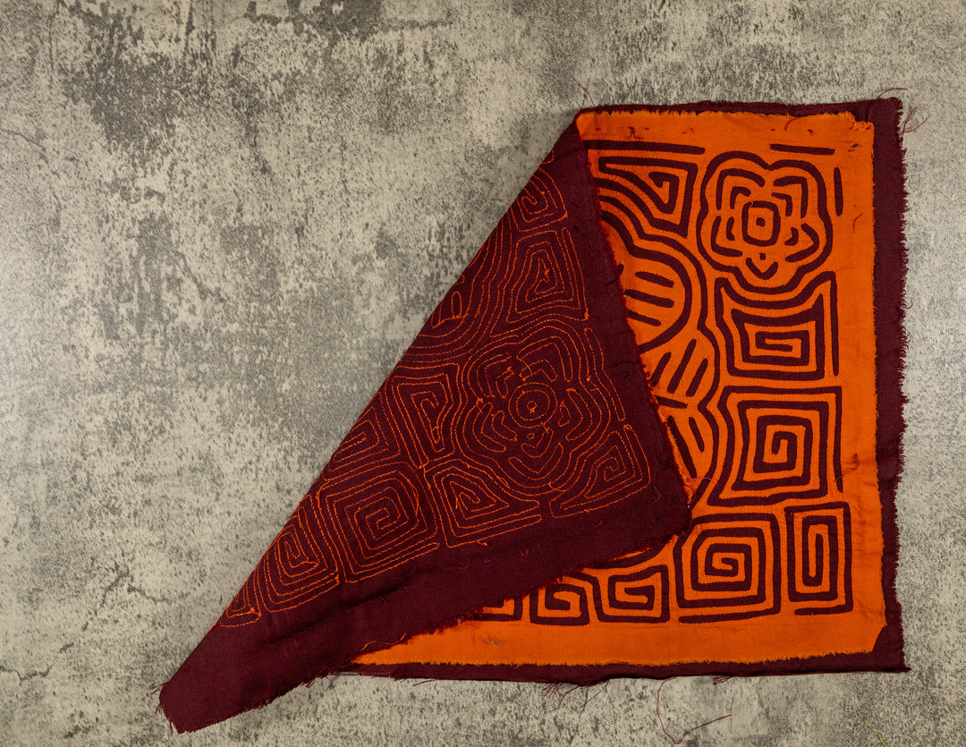 Orange And Brown Sunflower Mola