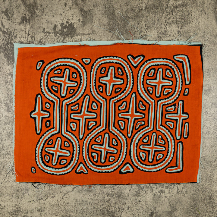 Orange And White Baby Rattle Mola