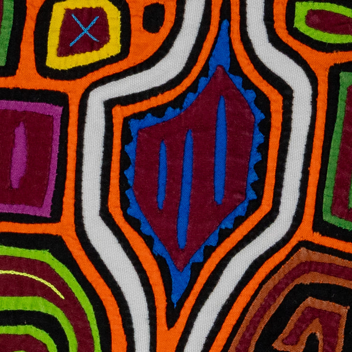 Orange And White Machete Knife Mola