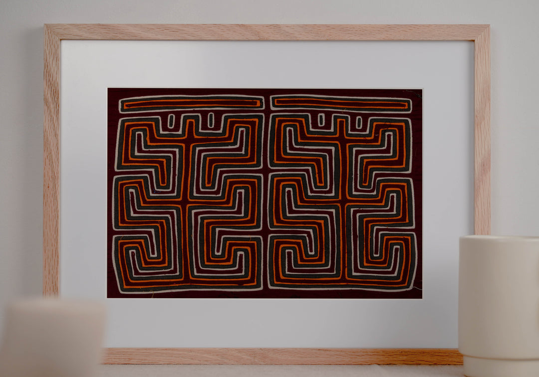 Machine-Stitched Classic Design Mola