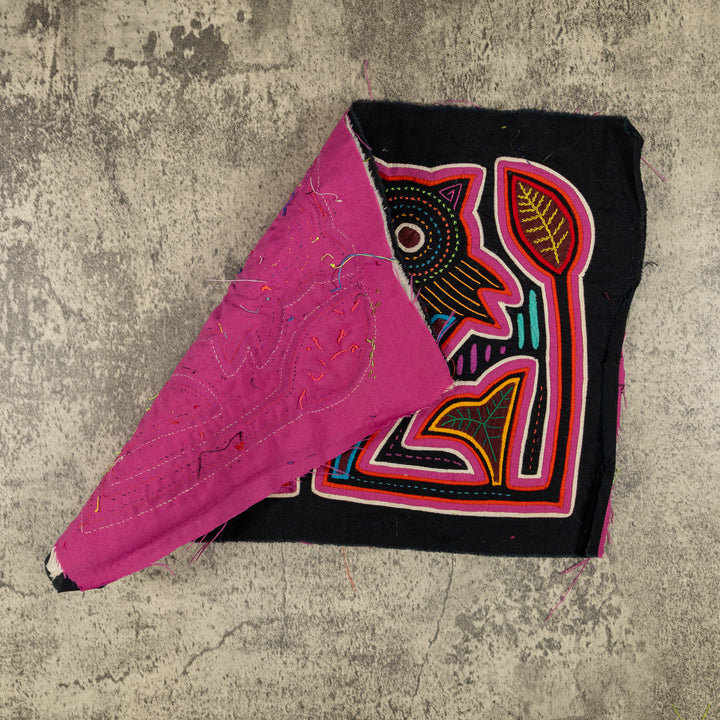 Black And Pink Jungle Critters Mola
