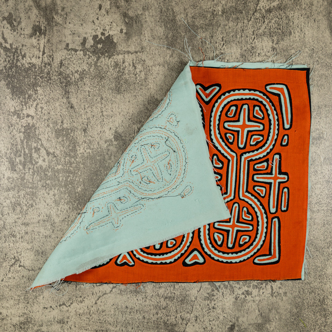 Orange And White Baby Rattle Mola
