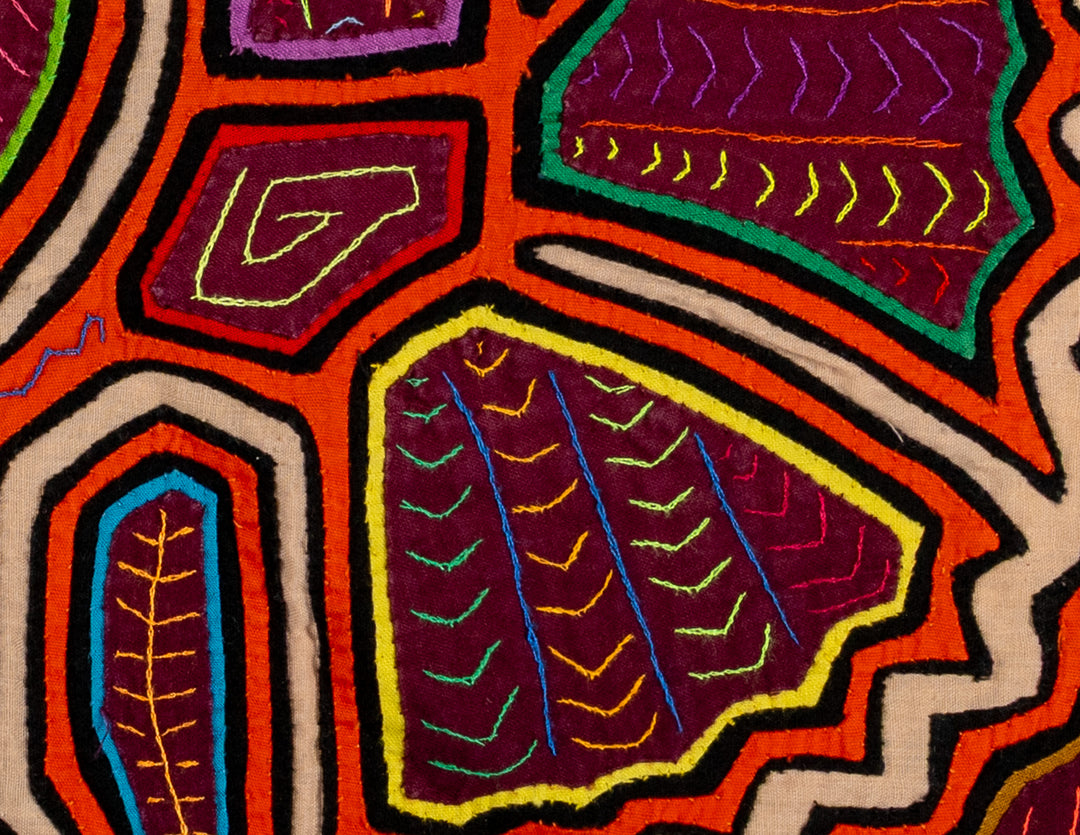 Orange And White Floral Flower Mola