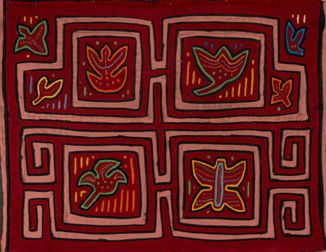 Machine-Stitched Classic Design Mola