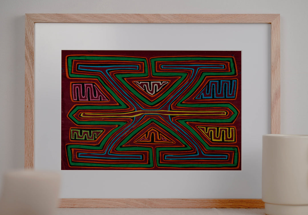 Machine-Stitched Classic Design Mola