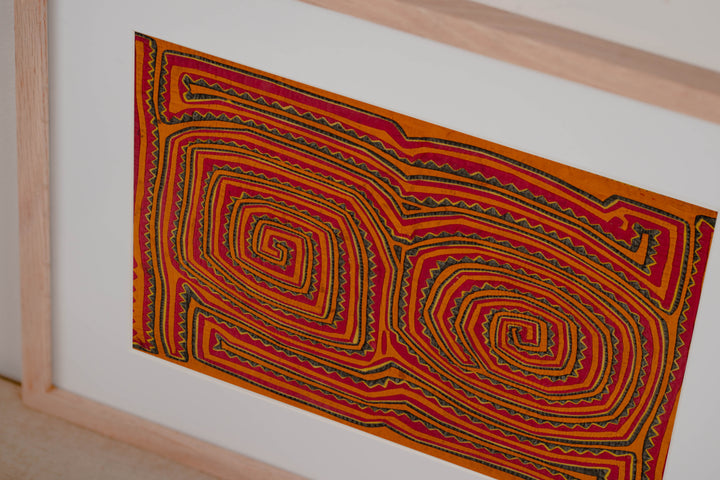 Classic Design Orange Museum Quality Mola