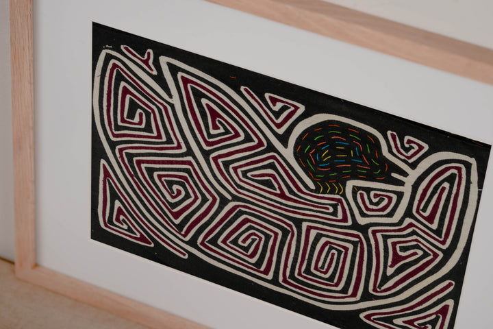 Black White And Maroon Duck Mola