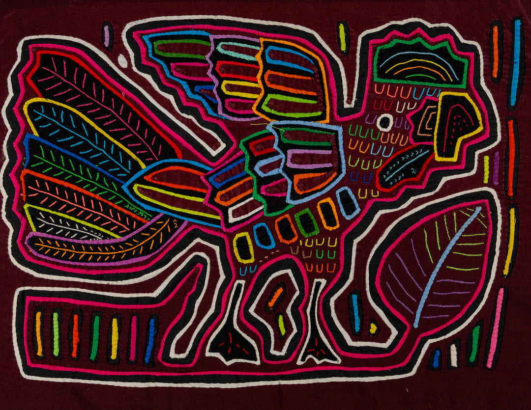 Burgundy Cock-a-Doodle-Doo Rooster Mola