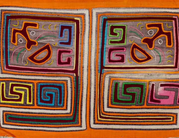 Vintage Orange Kite Mola