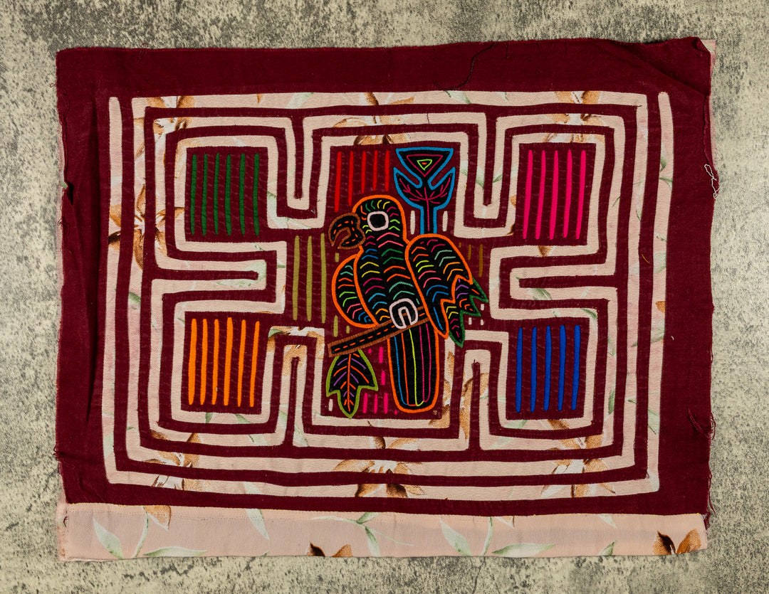 Vintage Machine-Stitched Classic Design Mola