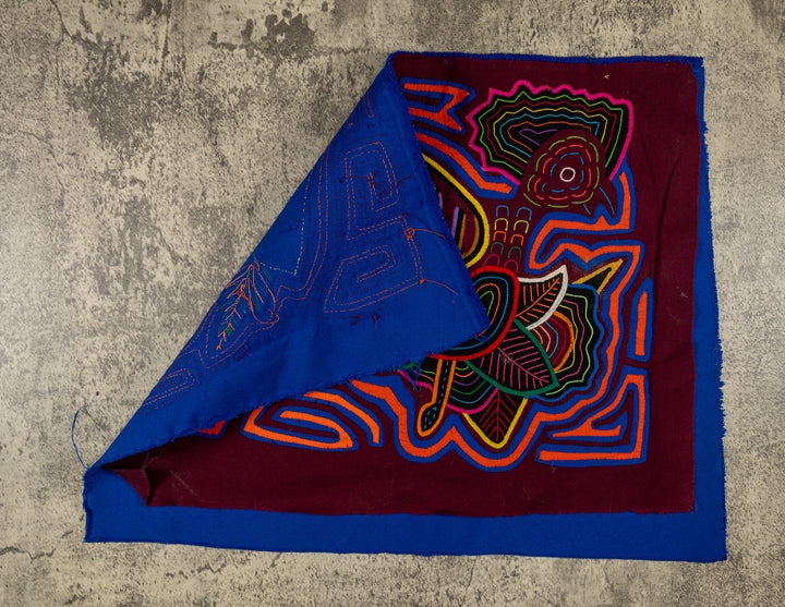 Burgundy And Blue Queen Of The Jungle Mola