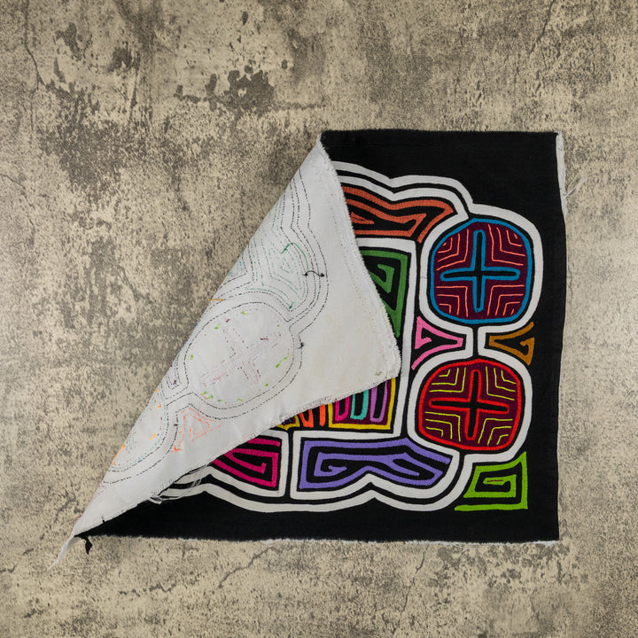 Rainbow Colors Birdcage Mola