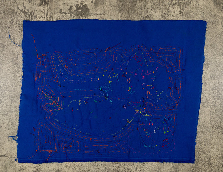 Burgundy And Blue Queen Of The Jungle Mola