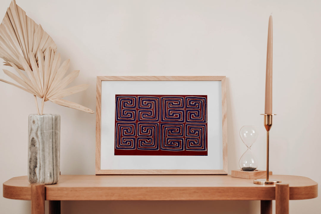 Machine-Stitched Classic Design Mola