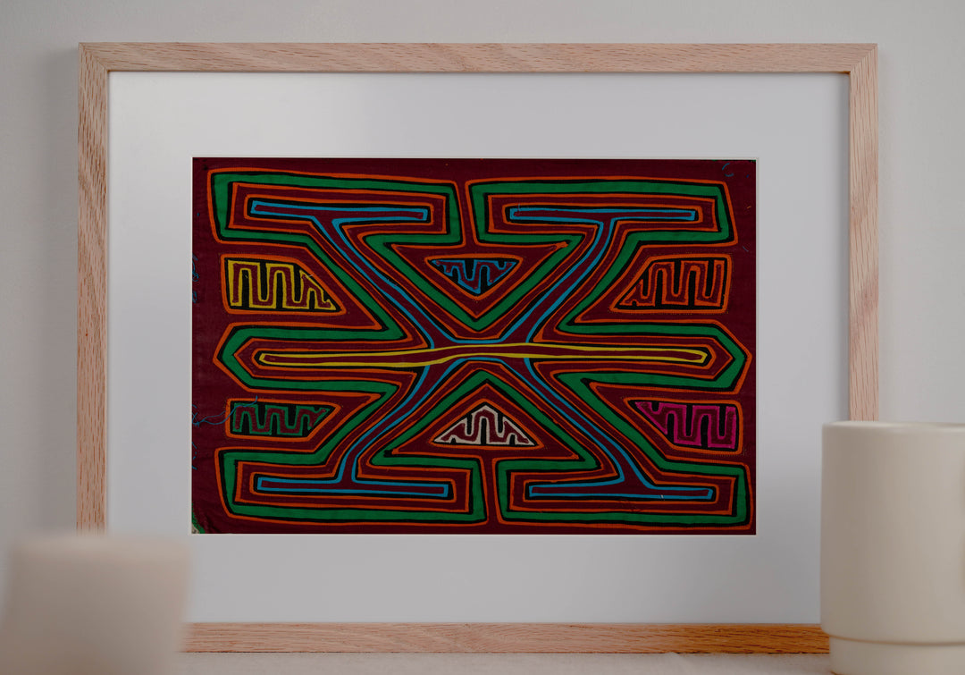 Machine-Stitched Classic Design Mola
