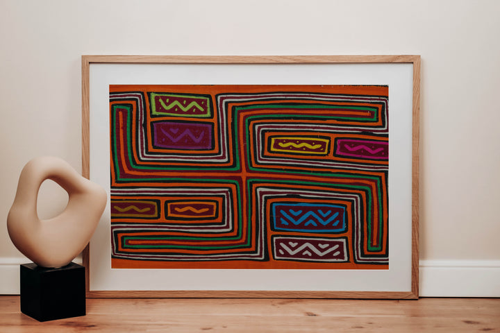 Machine-Stitched Classic Design Mola