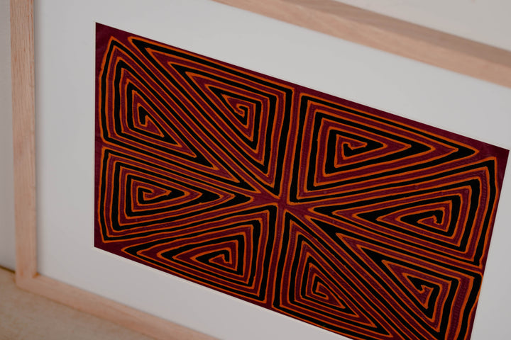 Machine-Stitched Classic Design Mola
