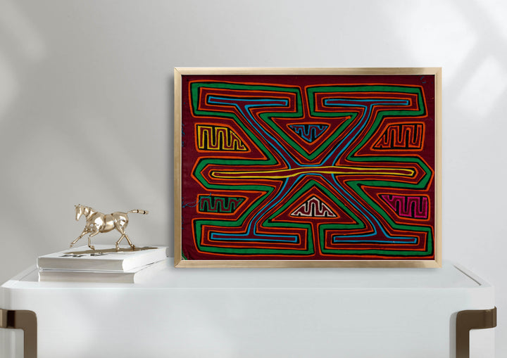 Machine-Stitched Classic Design Mola
