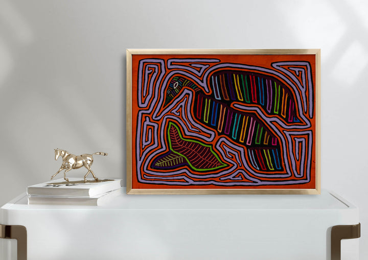 Orange And Gray Winged Warrior Of The Jungle Mola