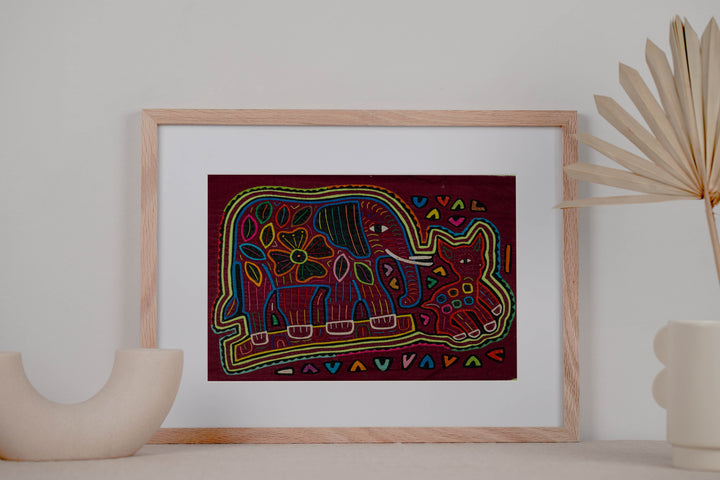 Elephant And Lamb Mola