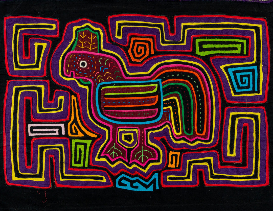 Vintage Machine-Stitched Classic Design Mola