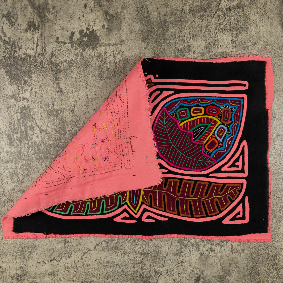 Black And Pink Gorgeous Floral FlowerMola