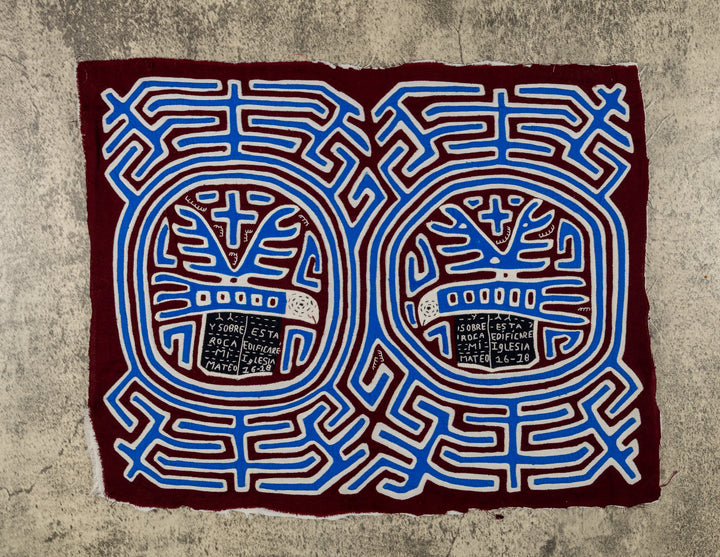 Burgundy And Blue Good News Christian Dove Mola