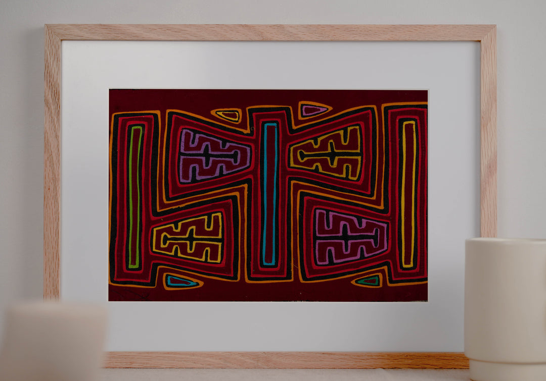 Machine-Stitched Classic Design Mola