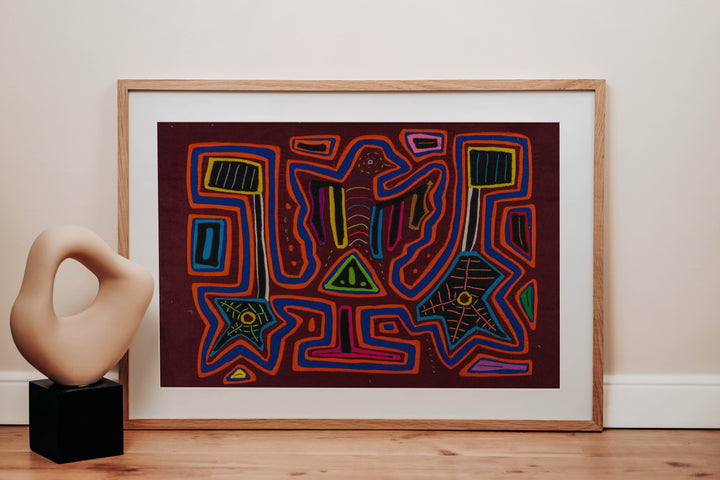 Machine-Stitched Classic Design Mola