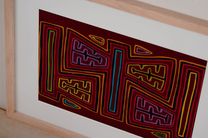 Machine-Stitched Classic Design Mola