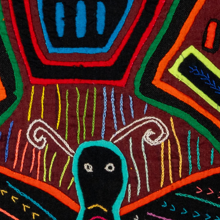 Burgundy Butterfly In A Jar Mola
