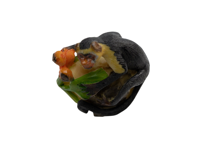 Hand Carved Tagua Nut Monkey