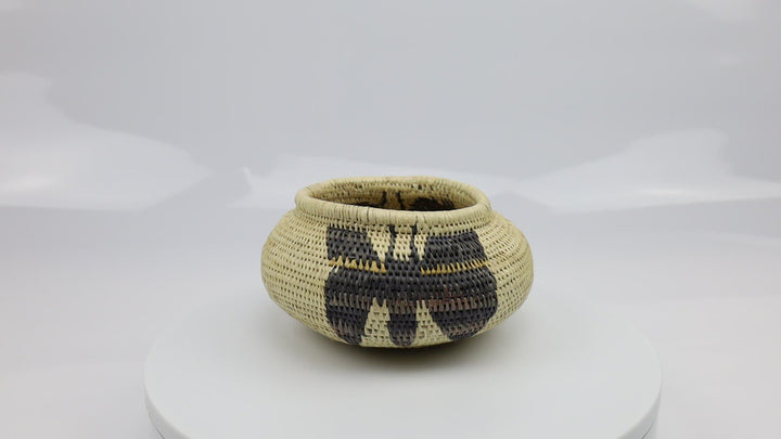 Hand Woven Vintage Butterfly Basket Made By Indigenous Artisans