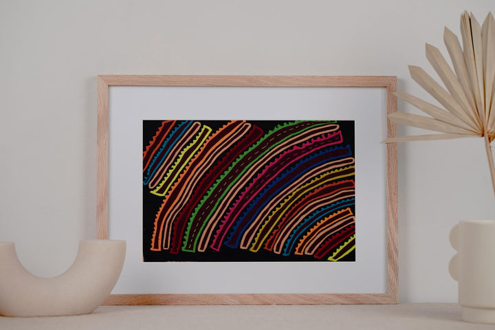 Tropical Rainbow Colors Two Mola