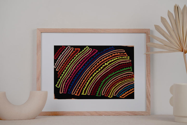 Tropical Rainbow Colors Mola