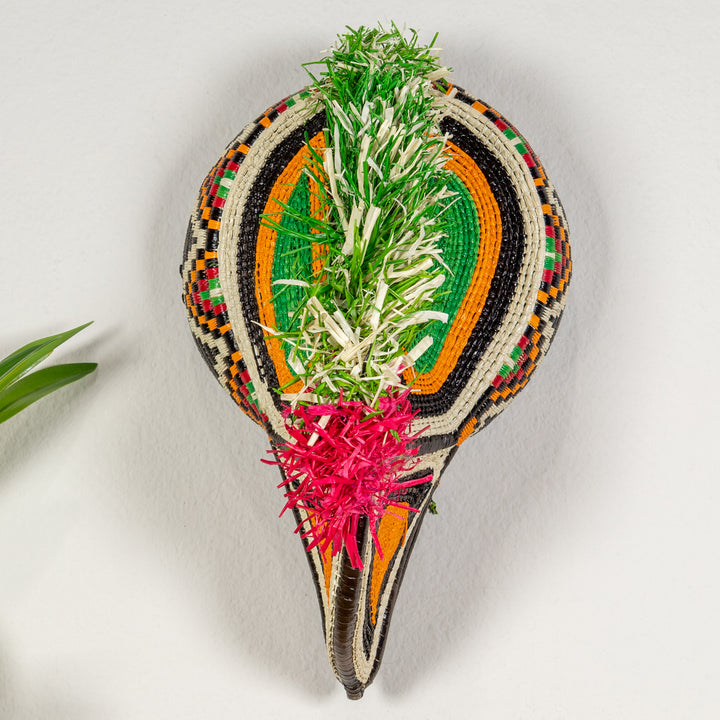 Green-Cheeked Conure Parrot Mask