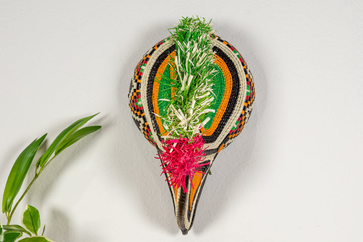 Green-Cheeked Conure Parrot Mask
