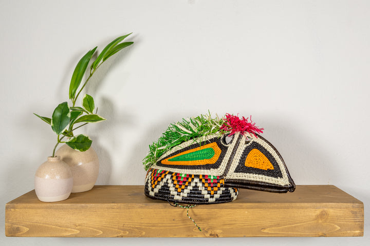 Green-Cheeked Conure Parrot Mask