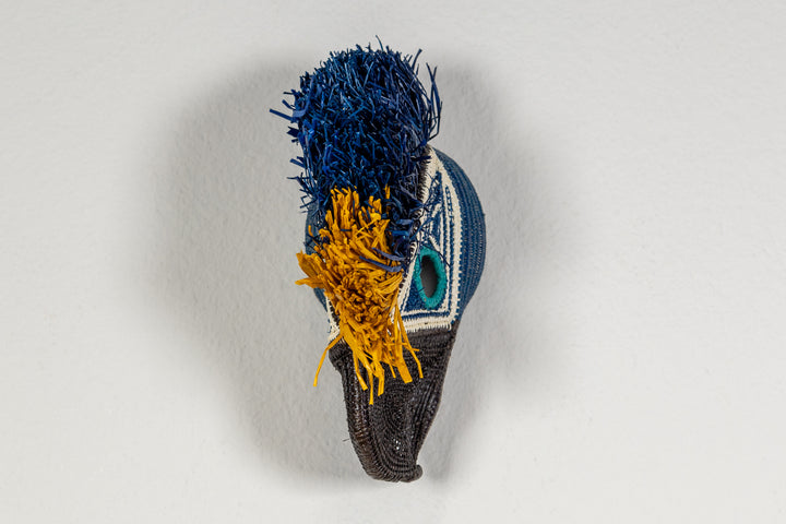 Blue and Yellow Macaw Mask