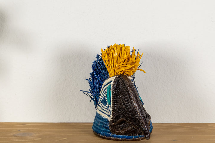 Blue and Yellow Macaw Mask