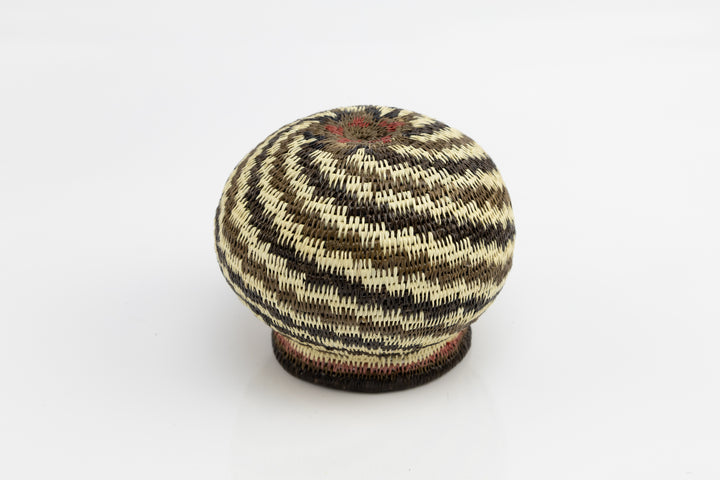 Wounaan Indian Hand Woven Spiral Design Panama Basket