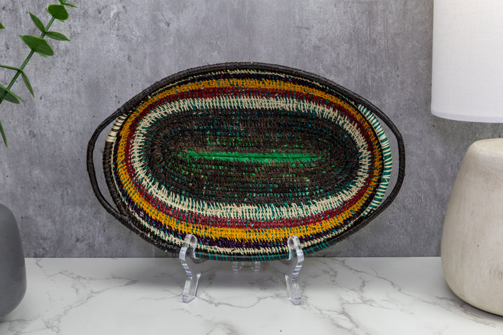 Rainforest Woven Basket Bowl